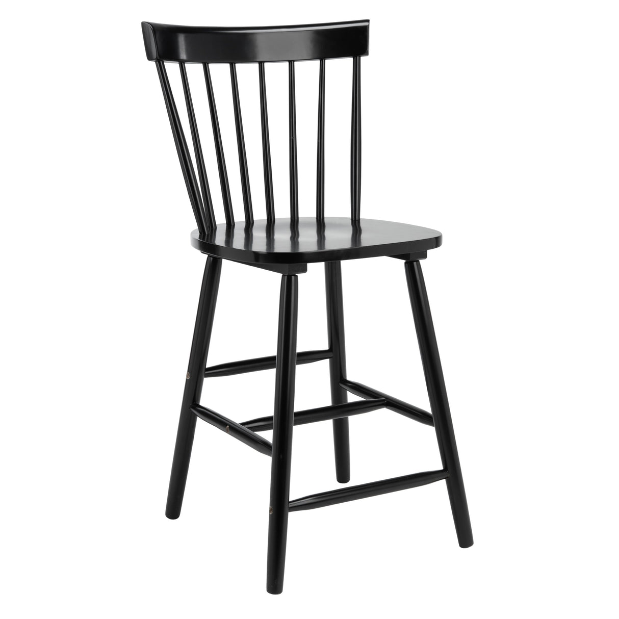 SAFAVIEH Biddie 24-inch Spindle Farmhouse Counter Stool (Set of 2) - 20" W x 21" D x 39" H - 20Wx21Dx39H