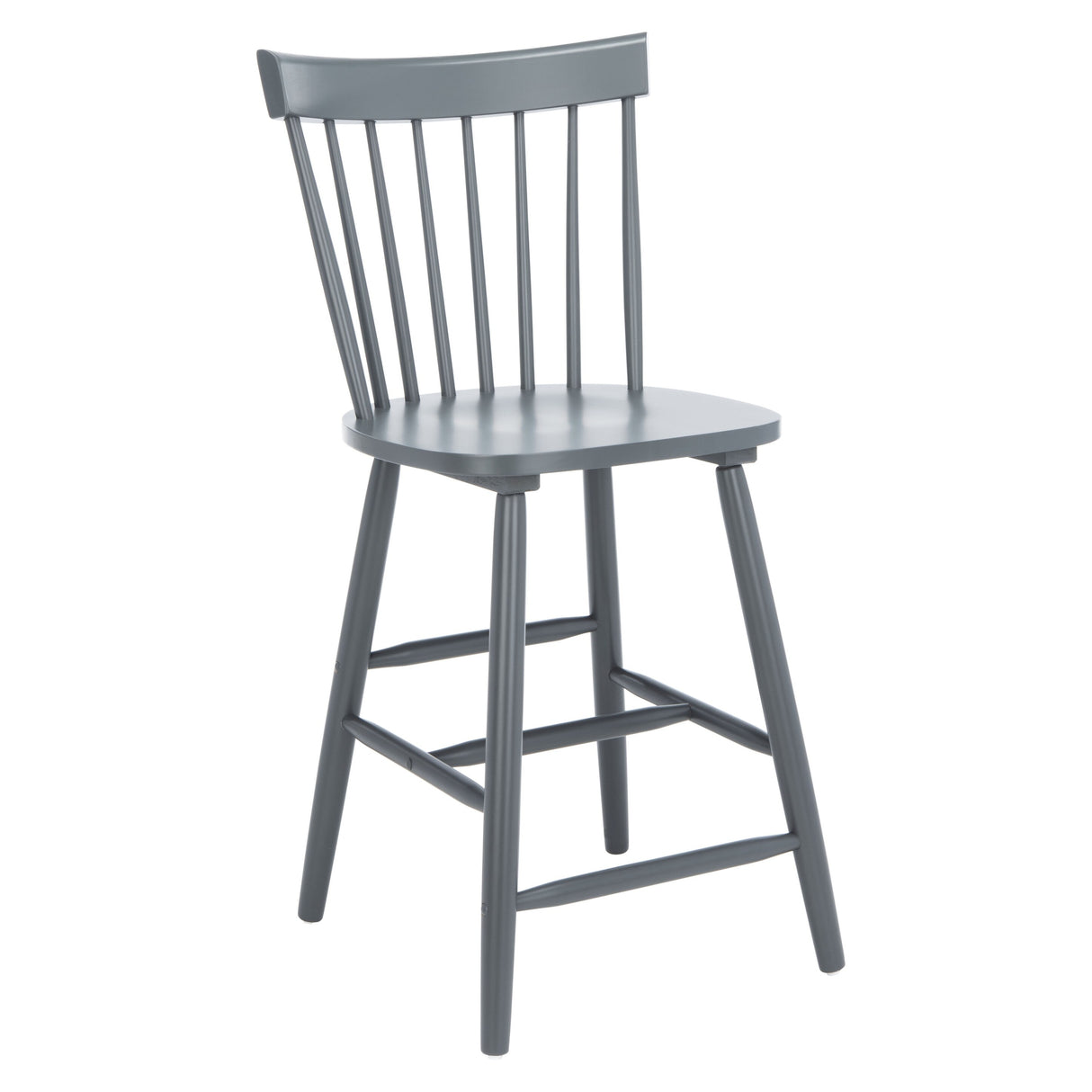 SAFAVIEH Biddie 24-inch Spindle Farmhouse Counter Stool (Set of 2) - 20" W x 21" D x 39" H - 20Wx21Dx39H