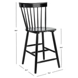 SAFAVIEH Biddie 24-inch Spindle Farmhouse Counter Stool (Set of 2) - 20" W x 21" D x 39" H - 20Wx21Dx39H