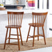 SAFAVIEH Biddie 24-inch Spindle Farmhouse Counter Stool (Set of 2) - 20" W x 21" D x 39" H - 20Wx21Dx39H