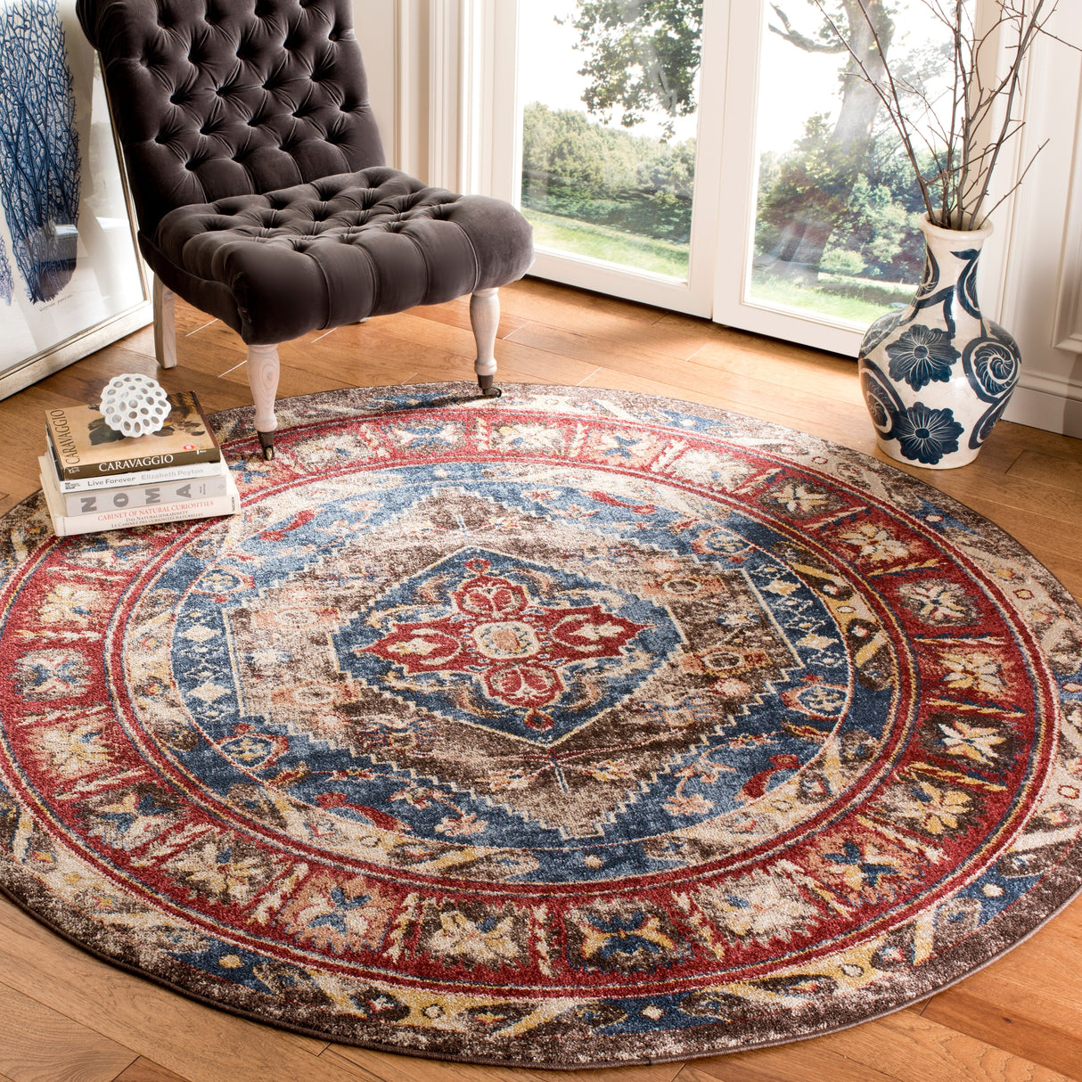 SAFAVIEH Bijar Bertineke Traditional Oriental Distressed Rug