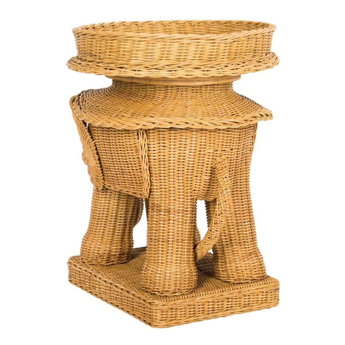 SAFAVIEH Bilek Storage Natural Accent Table - 25" x 17.5" x 21.5" - 25Wx18Dx22H