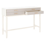 SAFAVIEH Birdella 4-Drawer Console Table - 42" W x 13" L x 29.5" H - 42Wx13Dx30H