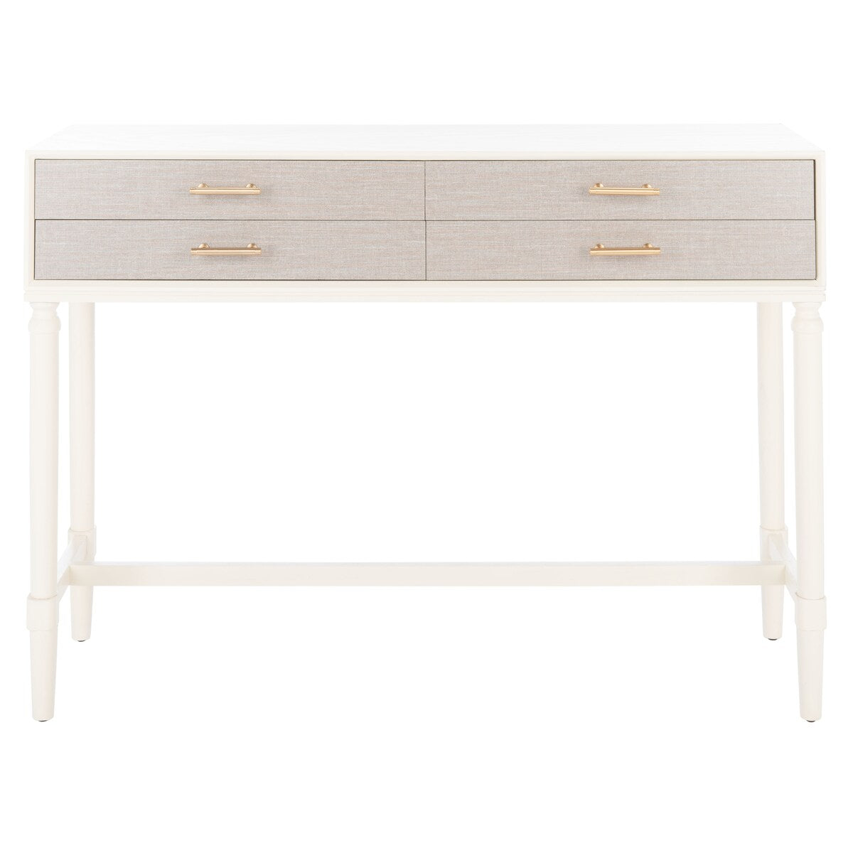 SAFAVIEH Birdella 4-Drawer Console Table - 42" W x 13" L x 29.5" H - 42Wx13Dx30H