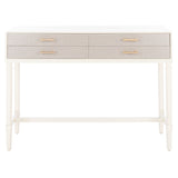 SAFAVIEH Birdella 4-Drawer Console Table - 42" W x 13" L x 29.5" H - 42Wx13Dx30H