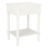 SAFAVIEH Biruta 1-Drawer Bottom Shelf Accent Table - 19" W x 15.8" L x 26" H - 19Wx16Dx26H