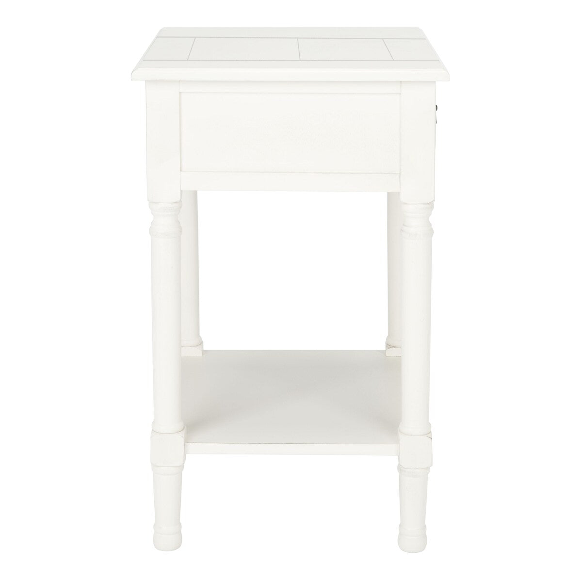 SAFAVIEH Biruta 1-Drawer Bottom Shelf Accent Table - 19" W x 15.8" L x 26" H - 19Wx16Dx26H