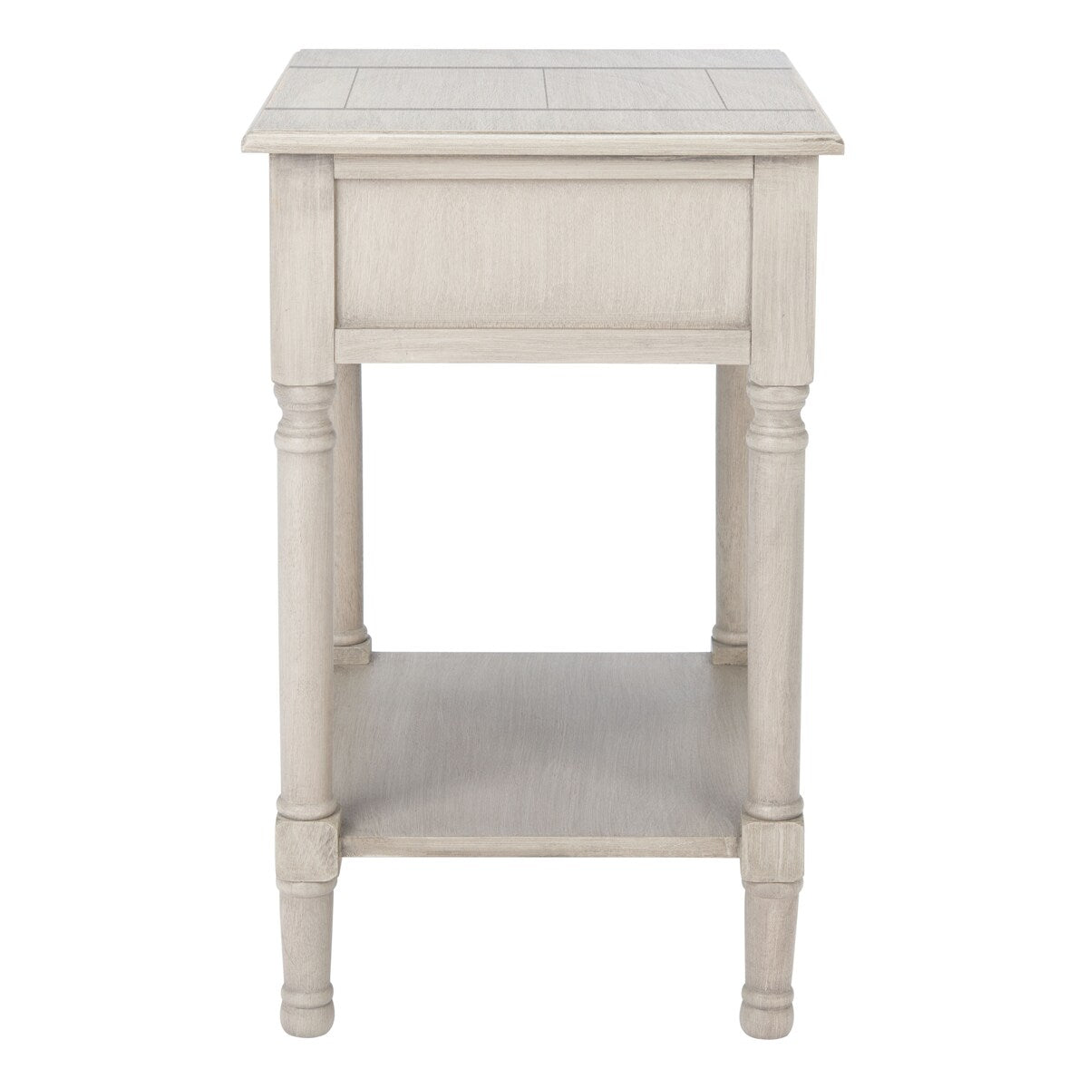 SAFAVIEH Biruta 1-Drawer Bottom Shelf Accent Table - 19" W x 15.8" L x 26" H - 19Wx16Dx26H