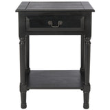 SAFAVIEH Biruta 1-Drawer Bottom Shelf Accent Table - 19" W x 15.8" L x 26" H - 19Wx16Dx26H