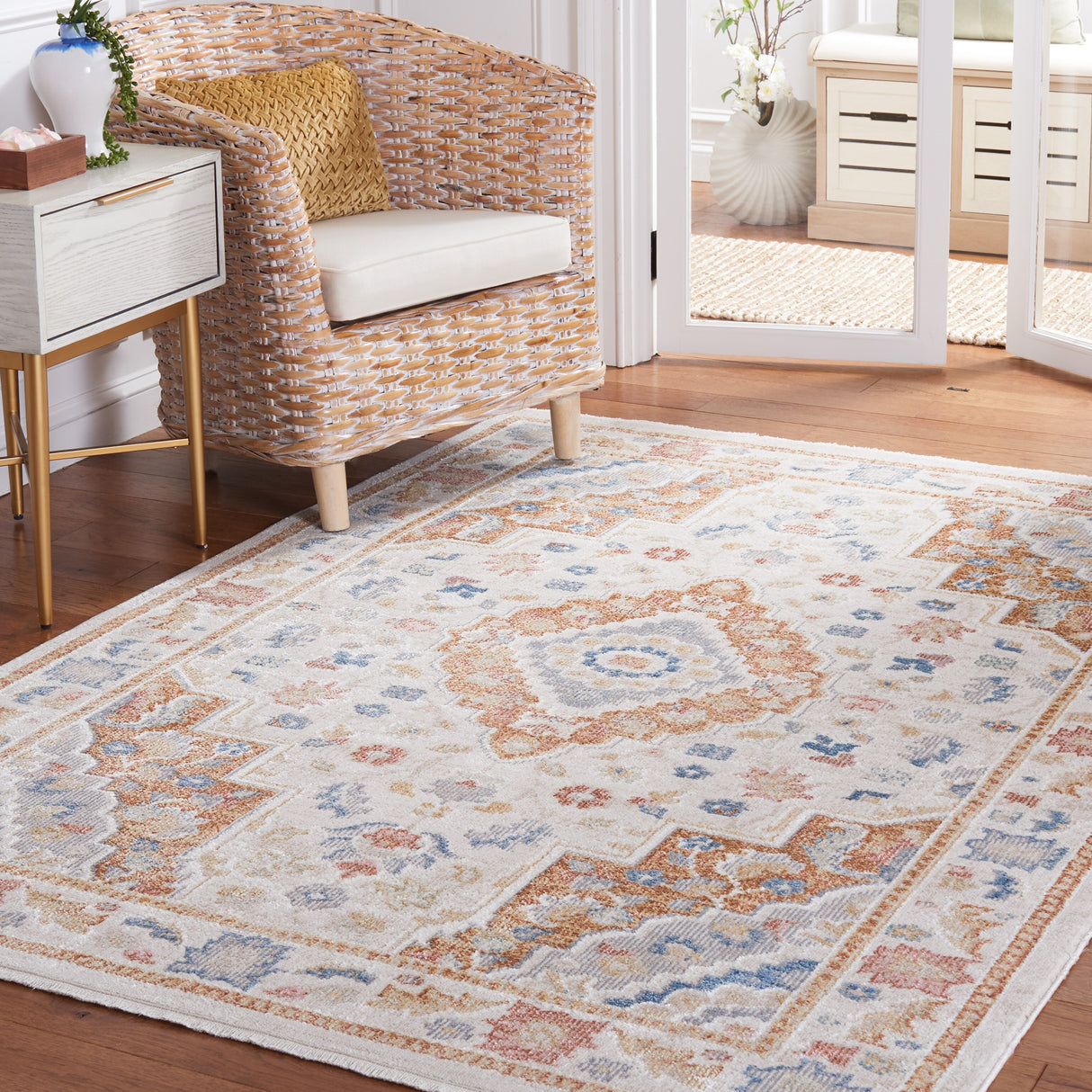 SAFAVIEH Blair Machine Washable Colombina Slip Resistant Oriental Rug