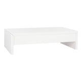 SAFAVIEH Bobbye White Lift-Top Coffee Table - 47.2" x 23.6" x 13.4" - 47Wx24Dx13H