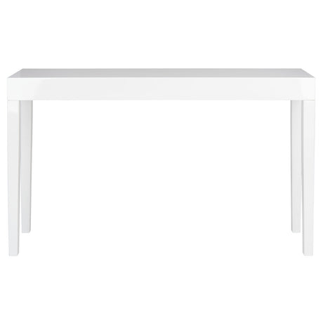 SAFAVIEH Bonny White Lacquer Console Table - 51.2" W x 13.4" L x 31.5" H - 51Wx13Dx32H