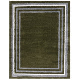 SAFAVIEH Border & Stripe Shag Rigoberta Modern 1.4-inch Thick