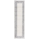 SAFAVIEH Border & Stripe Shag Rigoberta Modern 1.4-inch Thick