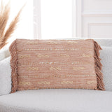 SAFAVIEH Boryana 16 x 24-inch Fringe Pillow