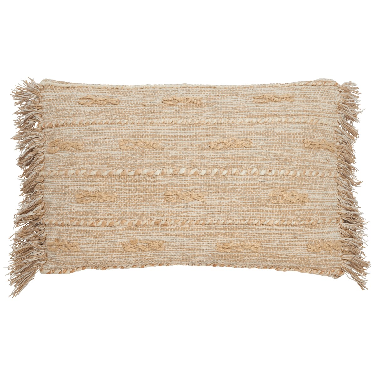 SAFAVIEH Boryana 16 x 24-inch Fringe Pillow