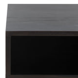 SAFAVIEH Boushra 1-Drawer 1-Shelf Coffee Table - 39 In. W x 21 In. D x 18 In. H - 39Wx21Dx18H