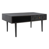 SAFAVIEH Boushra 1-Drawer 1-Shelf Coffee Table - 39 In. W x 21 In. D x 18 In. H - 39Wx21Dx18H