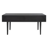 SAFAVIEH Boushra 1-Drawer 1-Shelf Coffee Table - 39 In. W x 21 In. D x 18 In. H - 39Wx21Dx18H