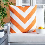 SAFAVIEH Branwen Chevron Outdoor 18-inch Accent Throw Pillow