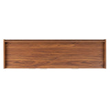 SAFAVIEH Breann Walnut 55-inch Storage Media TV Stand - 55.1" W x 15.7" L x 22.7" H - 55Wx16Dx23H