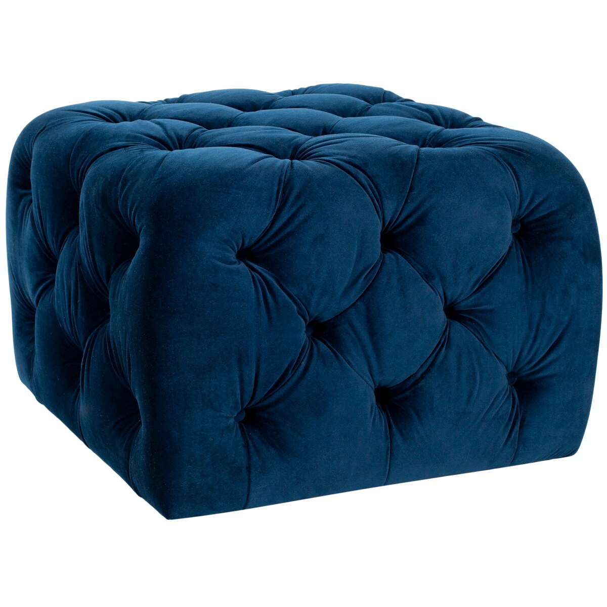 SAFAVIEH Breanne Navy Blue Ottoman