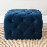 SAFAVIEH Breanne Navy Blue Ottoman