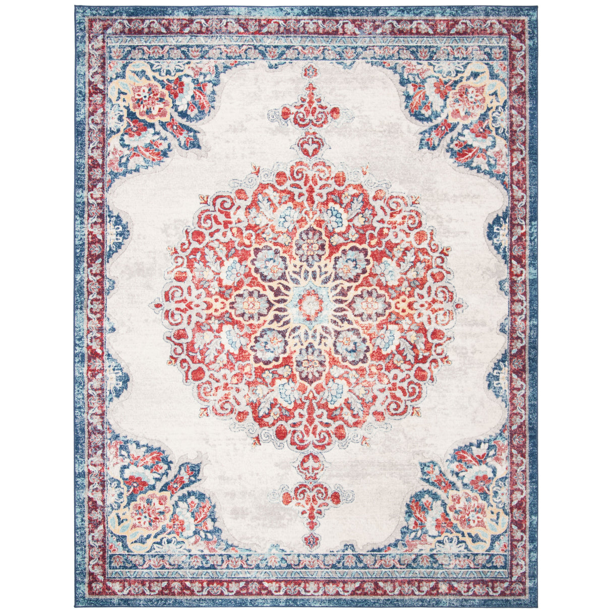 SAFAVIEH Brentwood Coralyne Traditional Oriental Rug