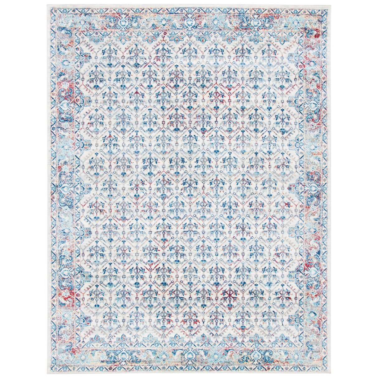 SAFAVIEH Brentwood Paunica Oriental Damask Trellis Rug