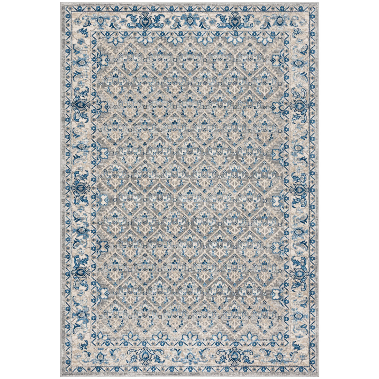 SAFAVIEH Brentwood Paunica Oriental Damask Trellis Rug