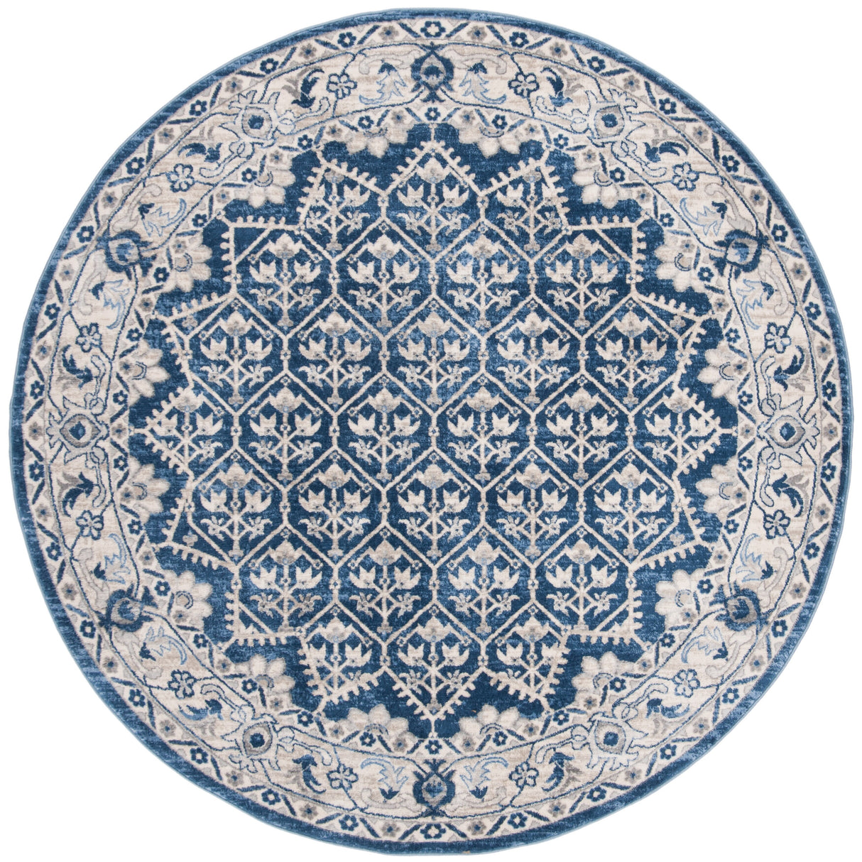 SAFAVIEH Brentwood Paunica Oriental Damask Trellis Rug