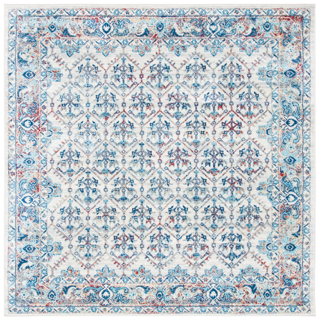 SAFAVIEH Brentwood Paunica Oriental Damask Trellis Rug