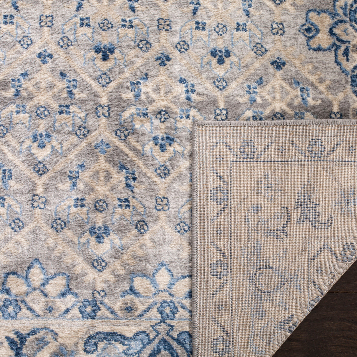 SAFAVIEH Brentwood Paunica Oriental Damask Trellis Rug