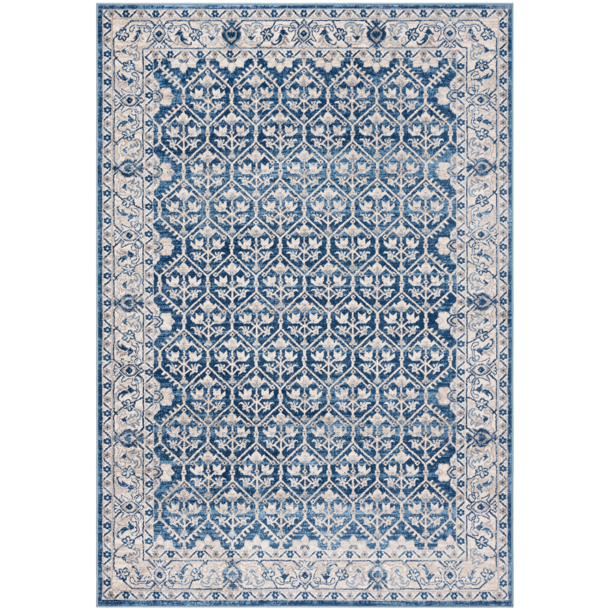 SAFAVIEH Brentwood Paunica Oriental Damask Trellis Rug