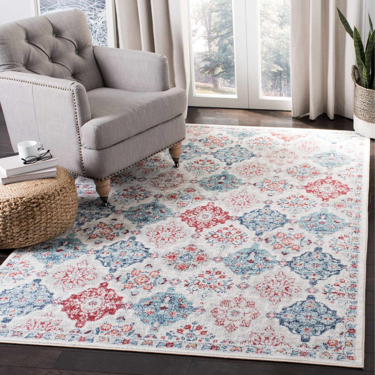 SAFAVIEH Brentwood Ruzhdie Traditional Oriental Rug