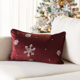 SAFAVIEH Bridgette 12"x20" Snow Pillow