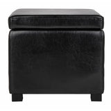 SAFAVIEH Brigitte Storage Flip-Top Brown Ottoman