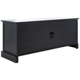 SAFAVIEH Britni 47-inch Storage Media TV Stand - 47.3" W x 15.8" L x 20" H - 47Wx16Dx20H