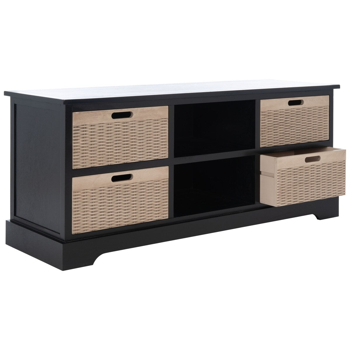 SAFAVIEH Britni 47-inch Storage Media TV Stand - 47.3" W x 15.8" L x 20" H - 47Wx16Dx20H