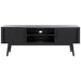 SAFAVIEH Brittny 2-Door 2-Shelf Entertainment Media Stand (Fits Up To 65" Flatscreen TV) - 59 In. x 15.4 In. x 21.9 In.