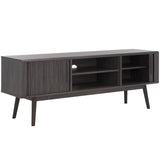 SAFAVIEH Brittny 2-Door 2-Shelf Entertainment Media Stand (Fits Up To 65" Flatscreen TV) - 59 In. x 15.4 In. x 21.9 In.