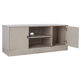 SAFAVIEH Bronwyn 2 Door 1 Shelf Media Stand - 47" W x 16" D x 20" H - 47Wx16Dx20H