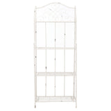 SAFAVIEH Bryn Victorian Wrought Iron 4-Tier Outdoor Bakers Rack - 25 In. W x 15 In. D x 63 In. H - 25Wx15Dx63H