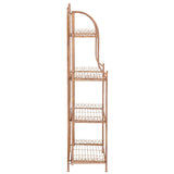 SAFAVIEH Bryn Victorian Wrought Iron 4-Tier Outdoor Bakers Rack - 25 In. W x 15 In. D x 63 In. H - 25Wx15Dx63H