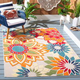 SAFAVIEH Cabana Frederique Indoor/ Outdoor Waterproof Patio Tropical Rug