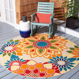 SAFAVIEH Cabana Ingke Indoor/ Outdoor Waterproof Patio Floral Rug