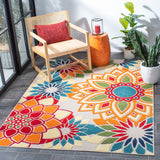 SAFAVIEH Cabana Ingke Indoor/ Outdoor Waterproof Patio Floral Rug