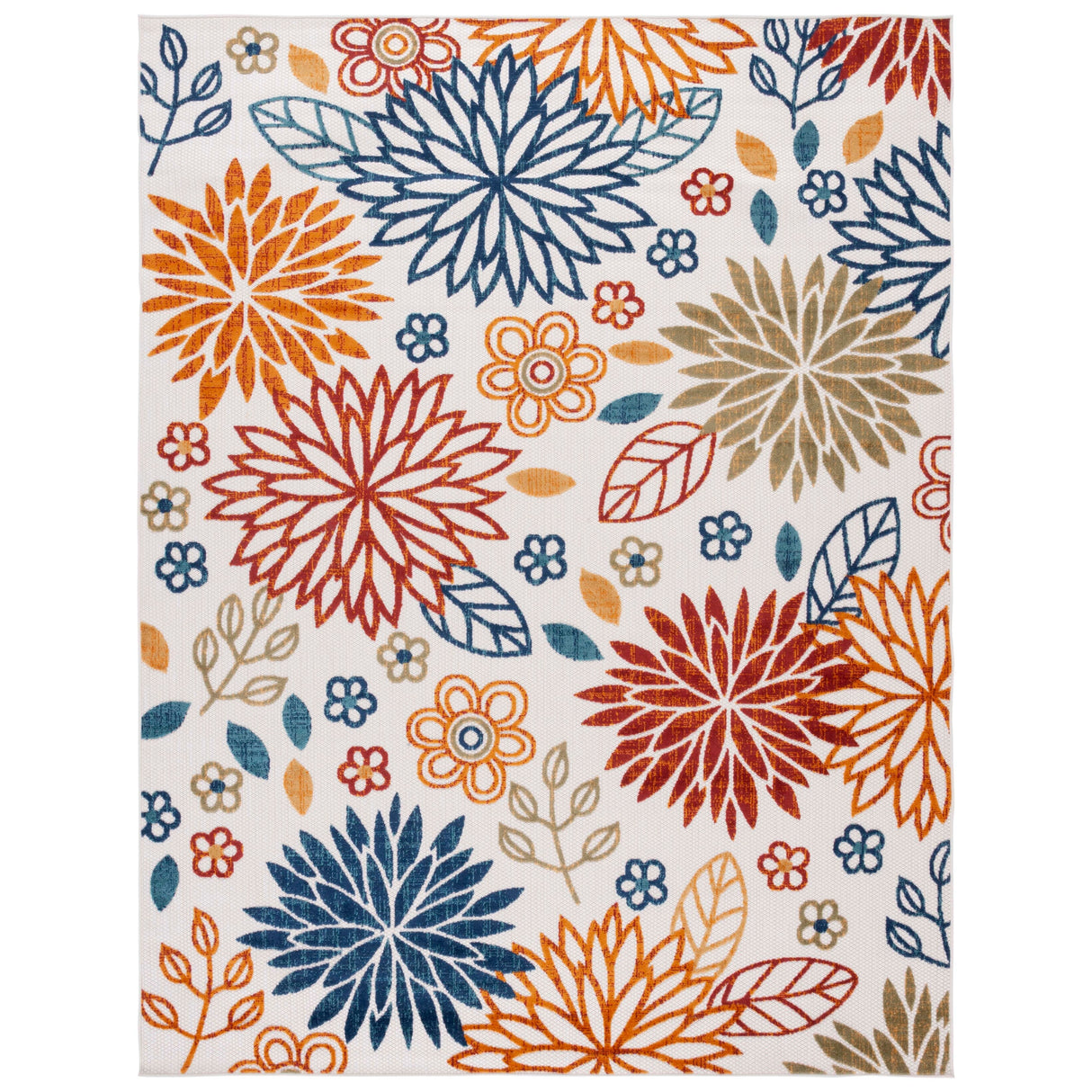 SAFAVIEH Cabana Laurel Indoor/ Outdoor Waterproof Patio Floral Rug