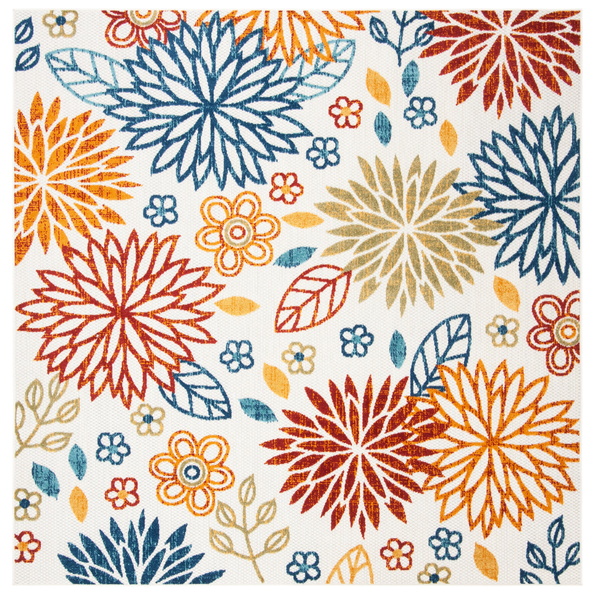 SAFAVIEH Cabana Laurel Indoor/ Outdoor Waterproof Patio Floral Rug