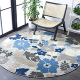 SAFAVIEH Cabana Leopolda Indoor/ Outdoor Waterproof Patio Floral Rug